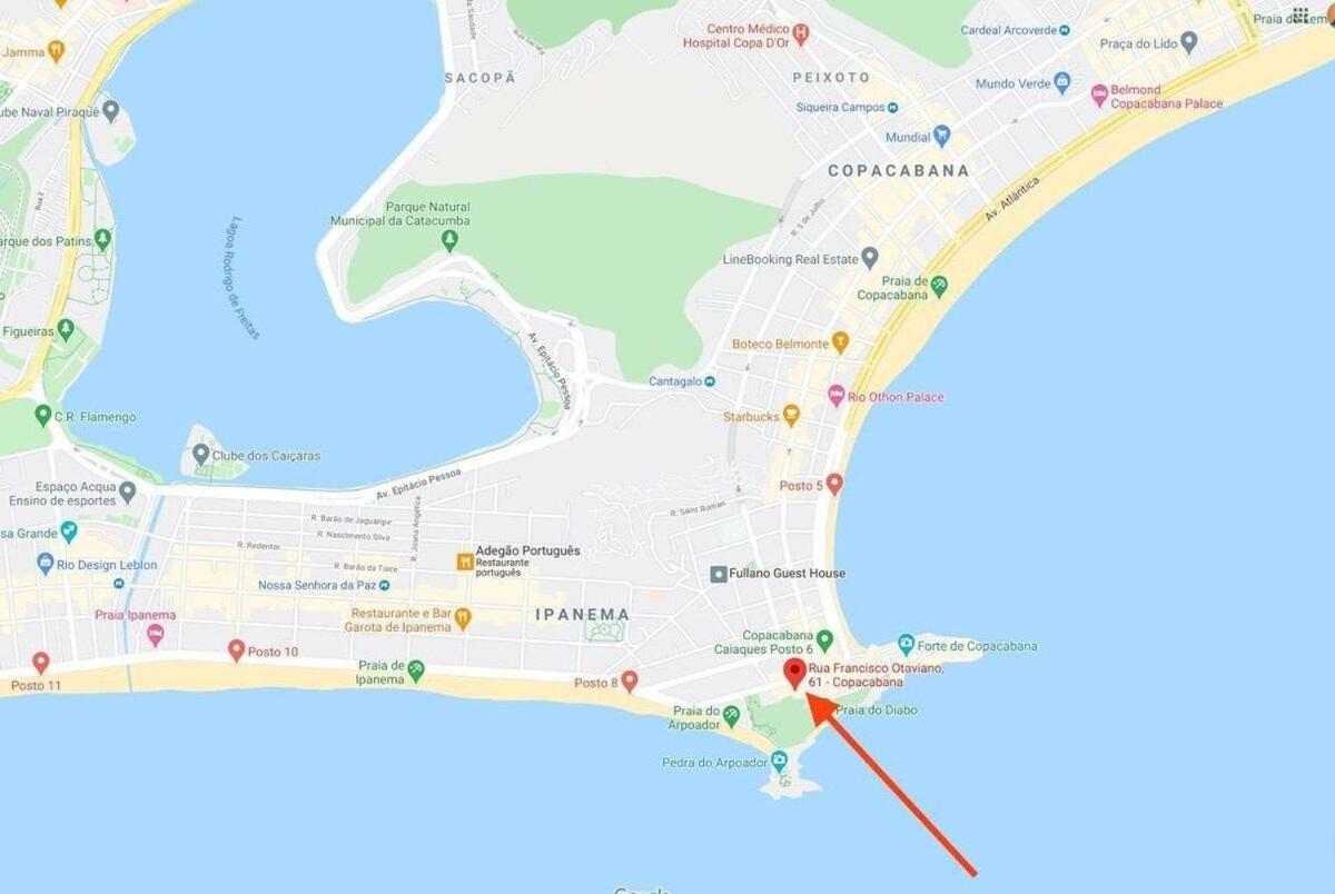 Flat Praia De Copacabana Ipanema - Pe Na Areia Rio de Janeiro Exterior foto